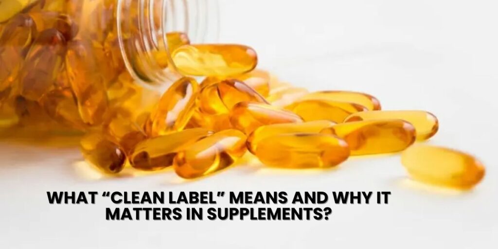 Clean label supplements with pure ingredients